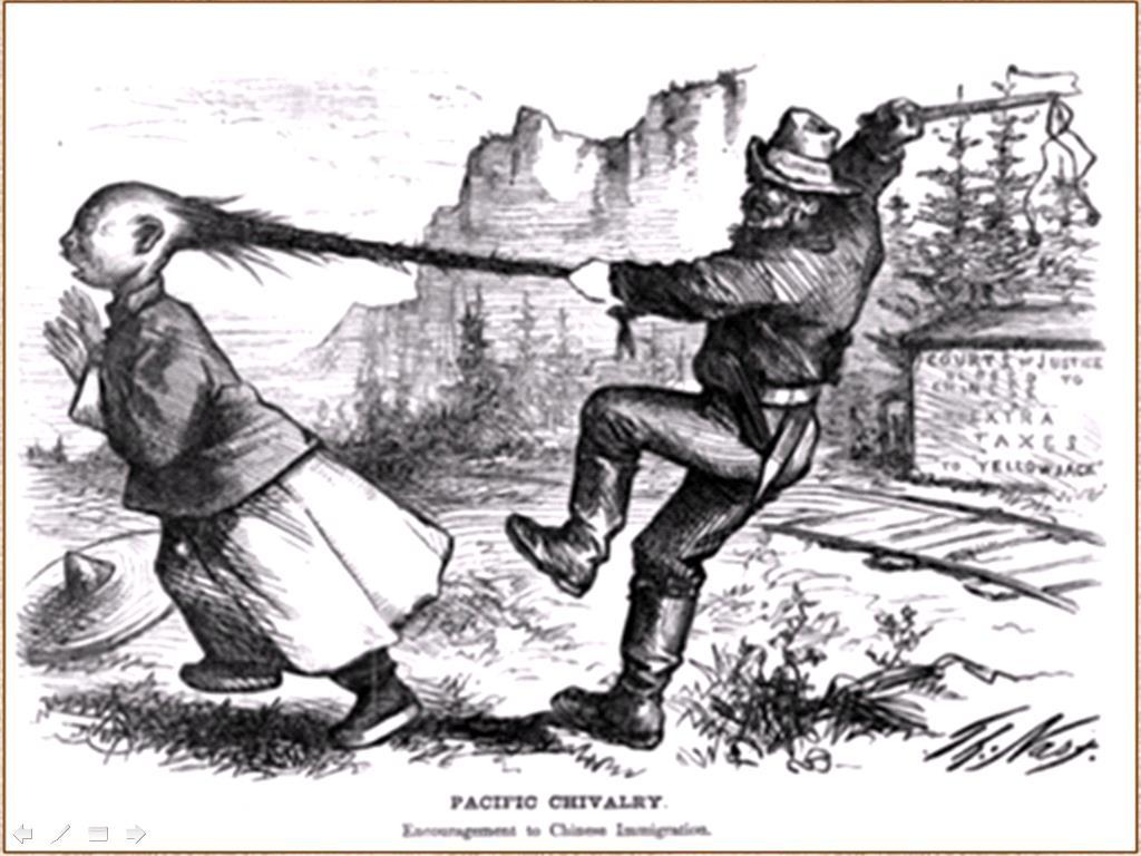 Act in 1852 charged a monthly mining fee "Courts of Justice Closed to Chinese Extra Taxes to