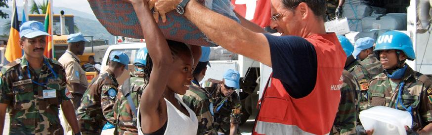 Humanitarian aid Save lives and alleviate suffering worldwide: that is the mission of Swiss Humanitarian Aid.