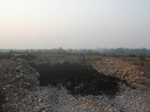 Figure 2-3 Real Scenes of Domestic Waste Landfill of Lu an Municipality 2.