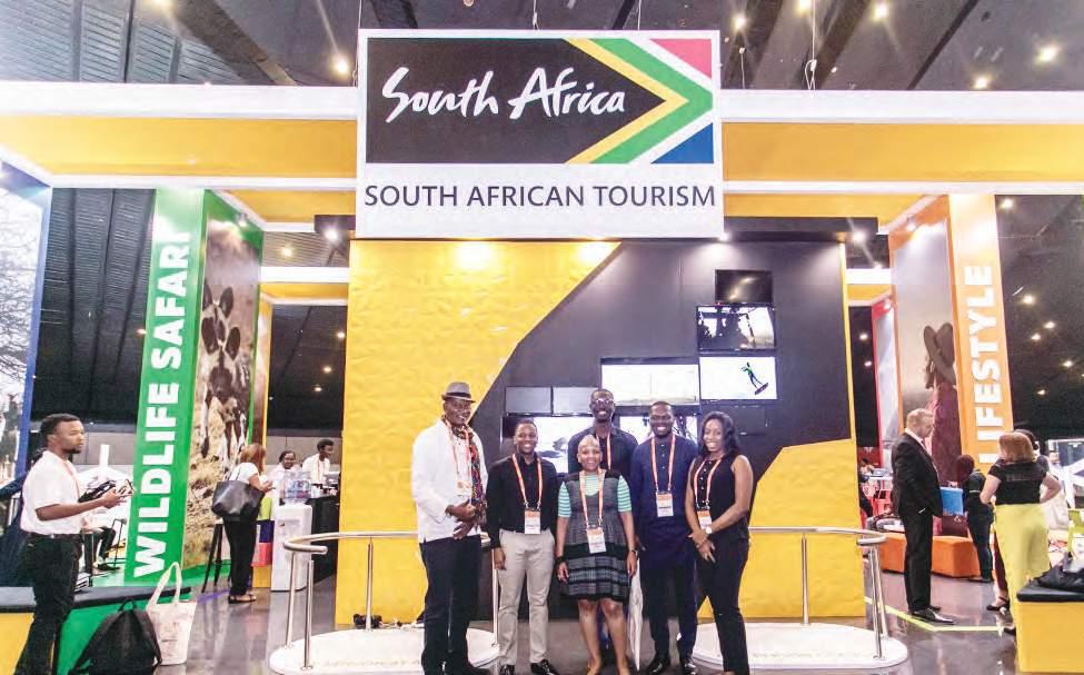 60 TOURISM Saturday, May 26, 2018 Africa s Travel Indaba: Tourism In Africa Geared Towards New Heights West African Delegates with team South African Tourism (West Africa) TAYO ADELAJA Tourism in