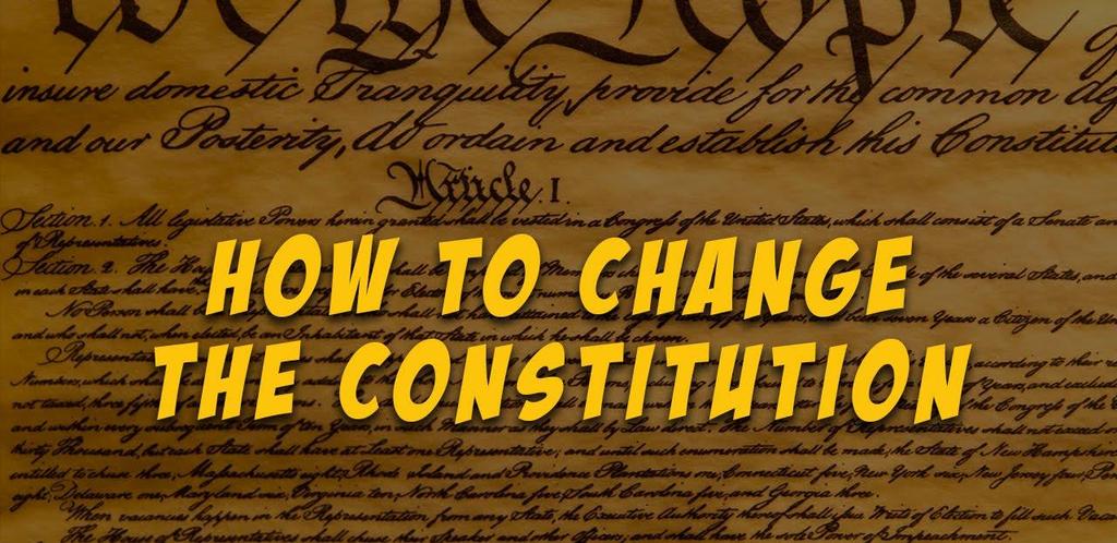 Texas Constitution, 1876 - Crafting an Amendment, Article 17 Joint Resolution: Proposed changes to the constitution must be made in a form of a joint resolution originating in either house.
