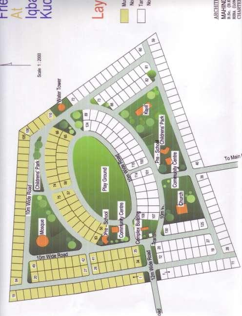 Layout plan of Iqbar Nagal new village