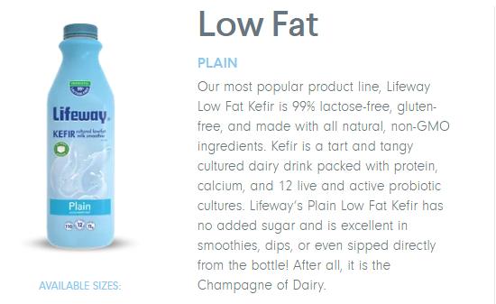 In order to pump up sales of its kefir products, and, in turn, the price of the company s stock for its shareholders, Lifeway boasts on its website that its unique