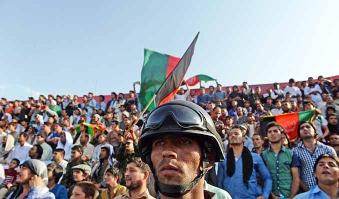 A delirious 6000-capacity crowd packed the Afghanistan Football Federation (AFF) stadium for a game that unleashed a wave of patriotic pride in a country beset for decades by war, poverty and