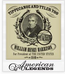 Harrison and Tyler William Henry Harrison Whig candidate in 1840 Portrayed as a man of the people Actually came from a wealthy family War hero (Battle of Tippecanoe) Defeats Van