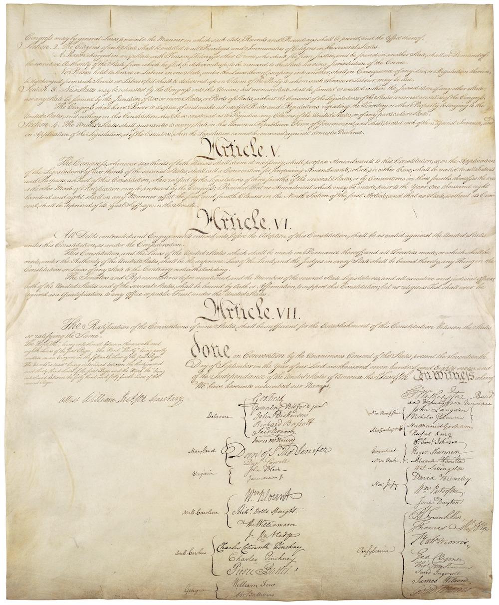 Separation of powers Article I of the Constitution discussed how Congress would be structured.