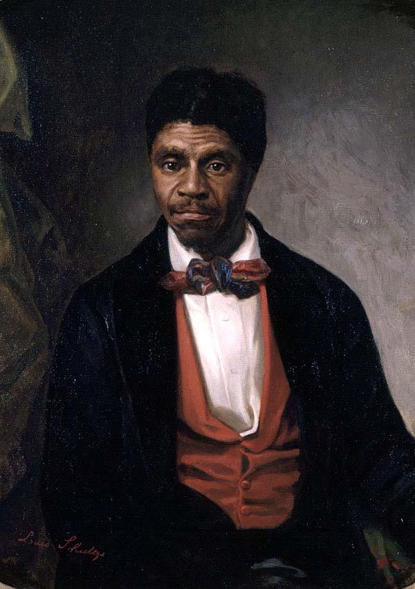 THE DRED SCOTT CASE (1857) Dred Scott s story: He was slave in AL and MO He was sold and brought into IL and WI He tried to buy his
