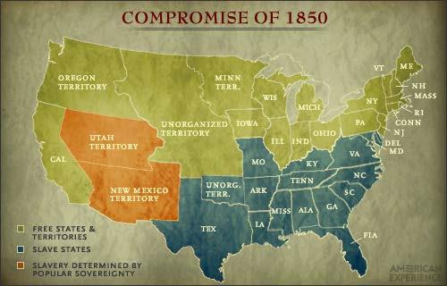 The Compromise of 1850 1. California Statehood 2.