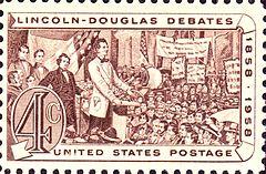 1. Lincoln opposed the KS-NE act and returned to politics. 2. He joined the newly formed in 1856. Lincoln-Douglas Debates 3.