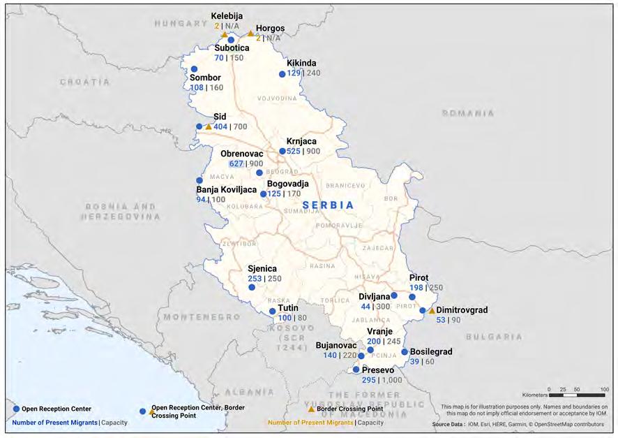 More than half were in the Asylum Centres located in Bucharest (11), Somcuta Mare (73) and Galati (7) (see more information on the map below).