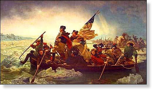 1776 Turning Points V. Course of War Winter retreat- Times that try men s souls Thomas Paine (Dec.) Trenton: Washington Crosses the Delaware 1777 Turning Points (Oct.
