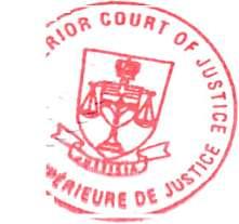 ONTARIO SUPERIOR COURT OF JUSTICE (Commercial List) Court File No. CV-17-11697-00CL THE HONOURABLE MR. ) THURSDAY, THE 14 DAY ) JUSTICE T.