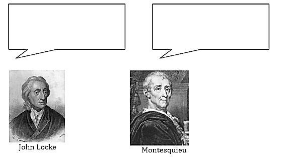 Venn diagram: Compare and contrast Montesquieu and John Locke Directions: Read the excerpts and answer the questions that follow on the lines provided.