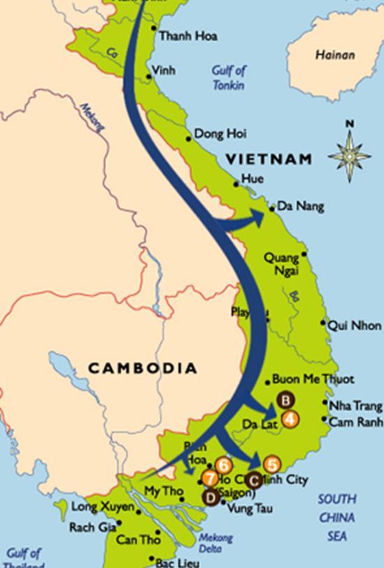 EFFECTIVE VIETNAMESE STRATEGIES Long before the US involvement increased in Vietnam, North Vietnamese troops started using the Ho Chi Minh Trail.