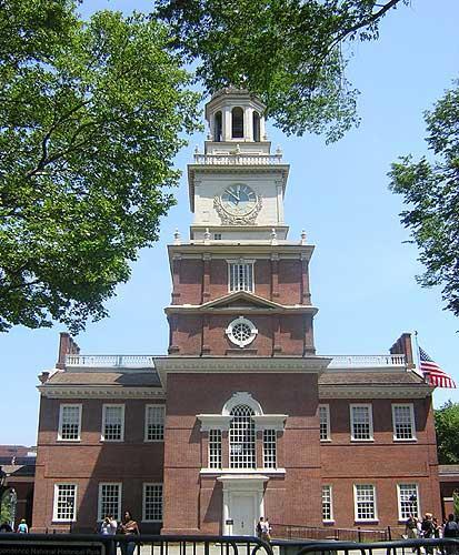 The convention began in Philadelphia s Independence Hall on May 25, 1787.