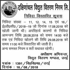 Superintending Engineer, MMC-I E-TENDER NOTICE NAME OF WORK : Shift wise routine cheeking and mechanical maintenance of auxiliaries of Coal Handling Plant, BTPS, of Obra Theral Power Project.