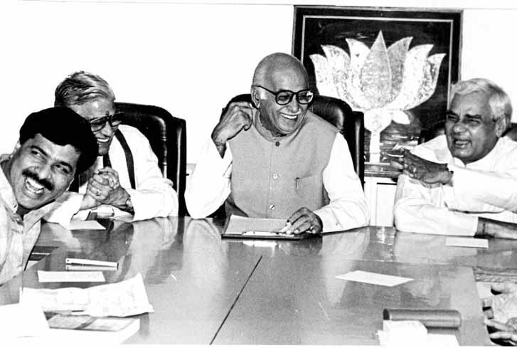 When the Janata Party took office in 1977, dethroning the Congress for the first time, he became the Minister of External Affairs in Prime Minister Morarji Desai s government.