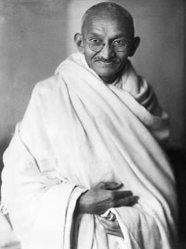 Mohandas Gandhi Mohandas Gandhi (1869-1948) was one of the major spiritual and political figures in the move for Indian independence For years, Gandhi struggled to keep the Muslims active in Congress