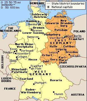 In 1948, the western allies wanted to reunite Germany but the Soviets disagreed The Soviets declared their section of the country,