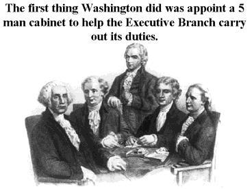 Washington was sworn in as the first President on