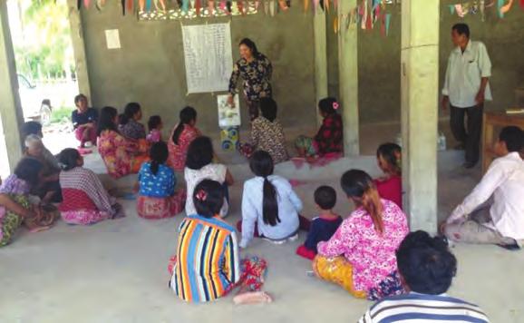 4. Community Risk Reduction Programme supported by Chinese Red Cross is implemented in 3 communes and 5 villages of Udong district, Kampong Speu province.