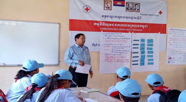 RCY received training on Red Cross Youth Programme Organised RCY Meeting at national level which was presided over by Samdech Kittipritthbindit Bun Rany HunSen and