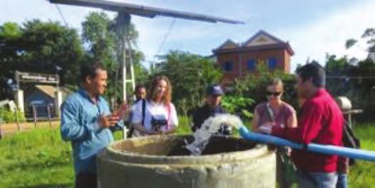 a solar power system for two target communities in Kampong Chhnang 