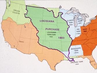 The Louisiana Purchase Jefferson buys Louisiana