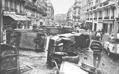 History Students threw cobblestones and the police retaliated with tear gas during the 1968 Paris demonstrations. Later, the streets were repaved with asphalt and concrete.