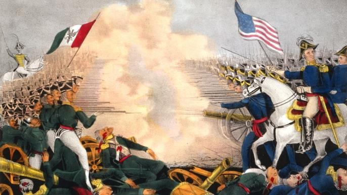 II. The War Begins p. 007 B. First Skirmish 1. Mexico claims the U.S. invaded and sent troops across the Rio Grande 2.
