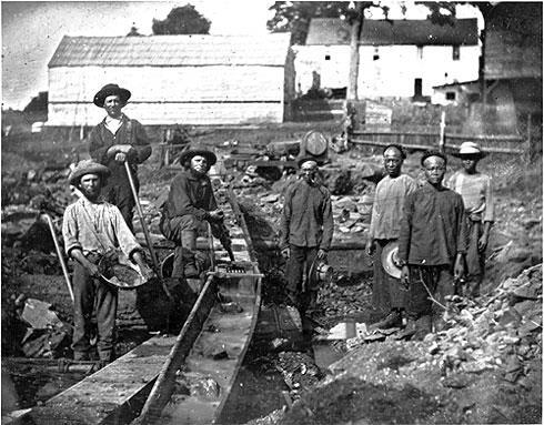 III. The California Gold Rush p. 008 D. Gold Rush Brings Diversity 1. California s population grew to 120,000 by 1850 (only 8,000 in 1840) 2.