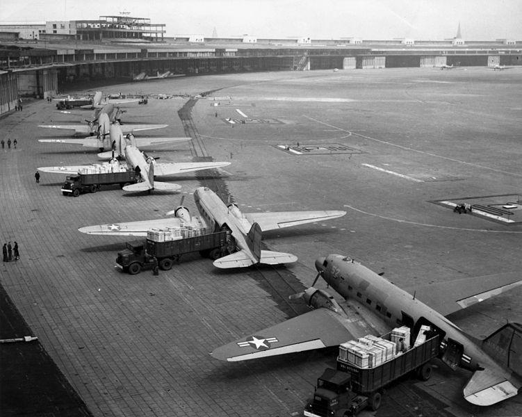 The Berlin Airlift: In the attempt to break the blockade, American and British officials started the Berlin Airlift to fly supplies into western