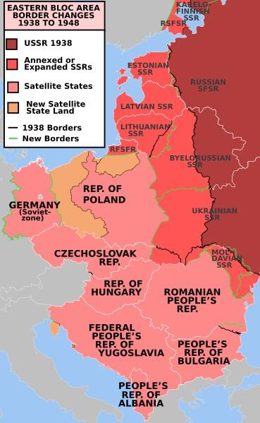 Tension Mounts: Stalin and the Soviet Union installed communist governments in Albania, Bulgaria, Czechoslovakia, Hungary, Romania, and Poland These countries became known as satellite nations,