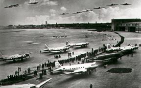 The Berlin Airlift Tension then rose when in June 1948, in an attempt to rebuild