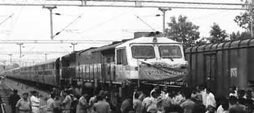 eople of Deogaon under the Pbanner of the Gramya Unnayan Committee and the Merchants Association, staged a Rail Roko at the Deogaon railway station, 20 km from here, demanding stoppage of express