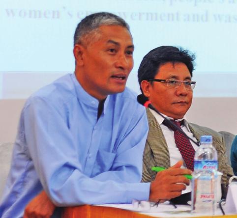 U Aung Myint Oo, deputy minister of livestock, fisheries and rural development, described the six women as an inspiration.