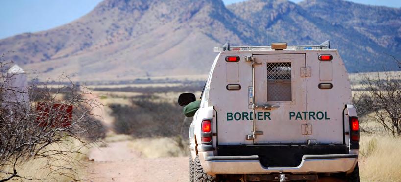 5. Border Searches Any person crossing a United States border, whether coming or going, is subject to search and seizure, without a warrant and without probable cause or even a reasonable suspicion
