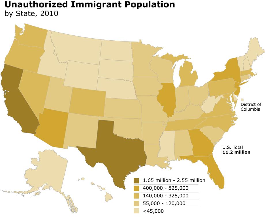 Where do undocumented