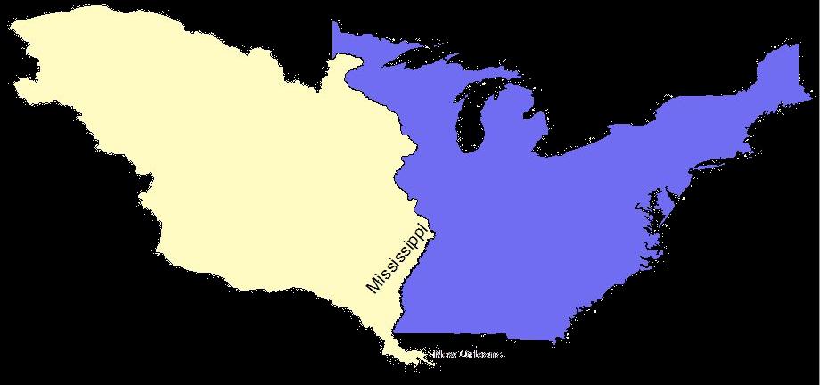 The Louisiana Purchase doubled the size of