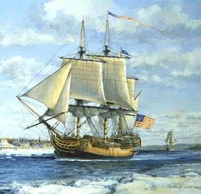 Foreign affairs The Empress of China was the first American ship to trade with China