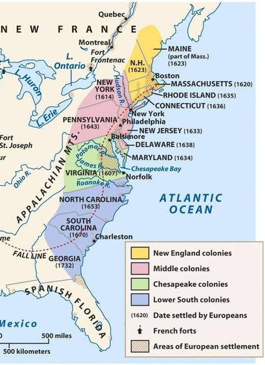 Colonial Clash Many of the reasons for their success, also the reasons for the loss of the American colonies 1.