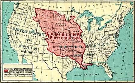 The Louisiana Purchase Gives up on his idea of an empire