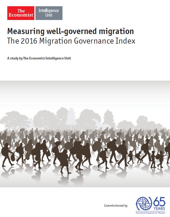The Migration Governance Index (MGI) Commissioned by IOM, implemented by the Economist Intelligence Unit (EIU) Aim: evaluation of country-specific migration governance structures 1st phase: 15 pilot