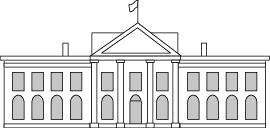 The flag has been changed many times since then. New stars are added each time new states join the union. The White House The White House is the home of the President of the United States.