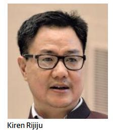 Continue Page-10- Rijiju now says Chakmas can t be given citizenship Days after Union Minister Kiren Rijiju said the government would honour the 2015 Supreme Court order on granting citizenship to