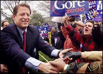 and  Bush the popular vote was won by Gore, but the