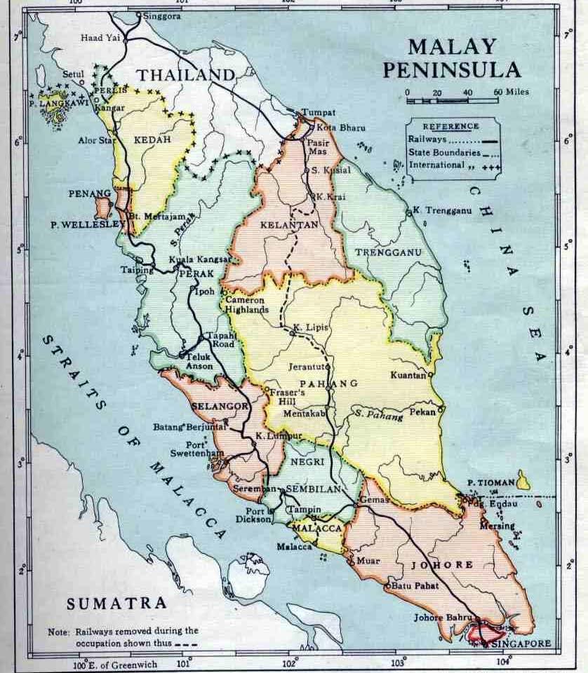British Malaya 1800s to 1963 Britain controlled Singapore and Penang as colonies & controlled the sultanates indirectly