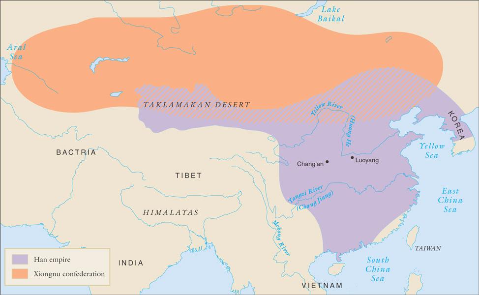 East Asia and central Asia at the