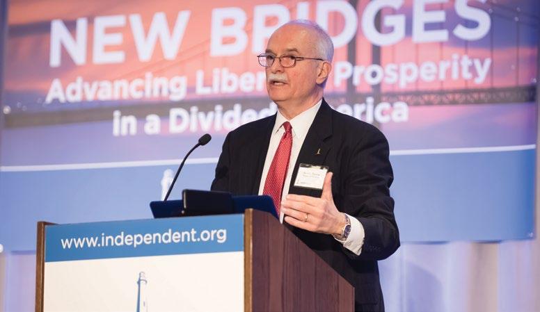Newsletter of the Independent Institute 7 EVENTS Building Bridges Across a Divided America DAVID J.