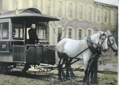 Urbanization Beginning with the horsecar, and later to the more sophisticated electric trolley cars